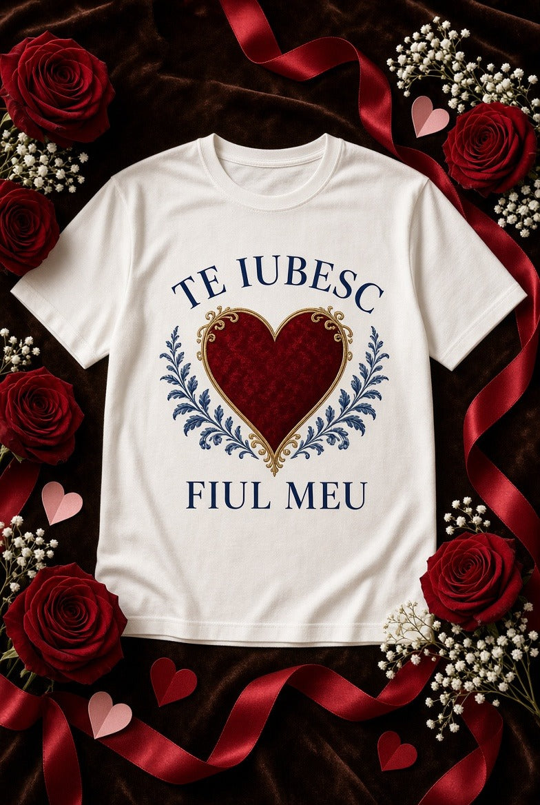 Tricou „Te iubesc, fiul meu" | Suflet FM – Bumbac